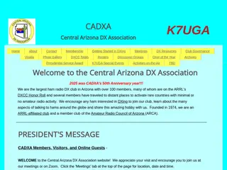 Central Arizona Dx Association - Dx Club, Ham Radio Club, Educational Associations