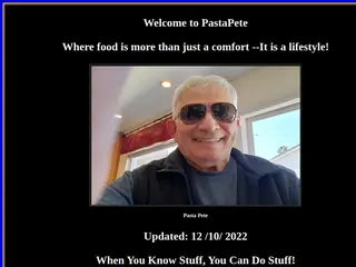 Pasta Pete you're in for a Treat!