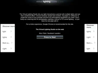 Virtual Lighting Studio - Interactive portrait lighting