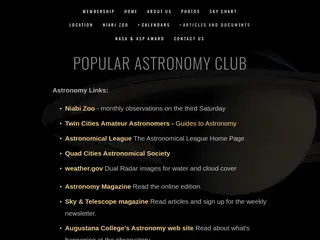 Astronomy Links — Popular Astronomy Club