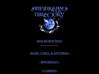 SWIFTDREAM'S DIRECTORY