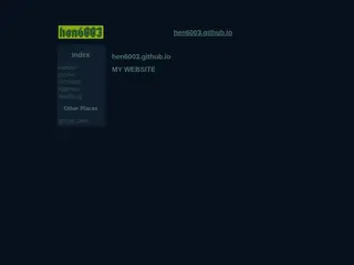 hen6003 - hen6003.github.io