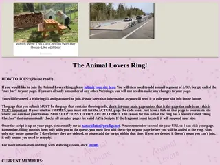 The Animal Lovers WebRing