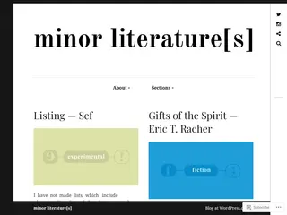 minor literature[s] – stuttering culture[s]