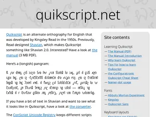 quikscript.net
