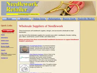 The Needlework Retailer directory of wholesale suppliers