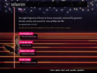 nefaerien.NET by Vixen Phillips aka lilli : dark lyrical fiction, music & art