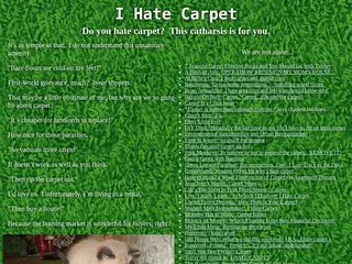 I Hate Carpet