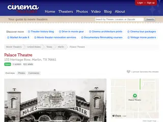 Palace Theatre in Marlin, TX - Cinema Treasures