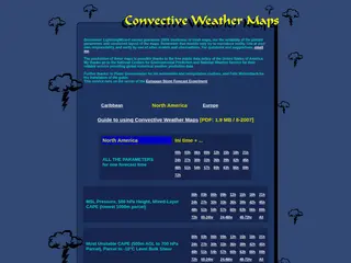 Convective Weather Maps by Lightning Wizard