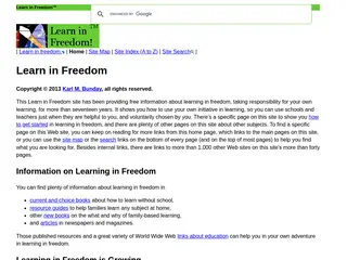 Learn in Freedom™ Education Reform and Homeschooling Resources