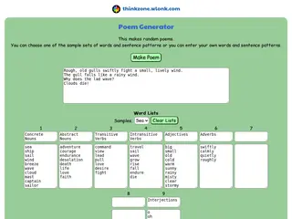 Poem Generator