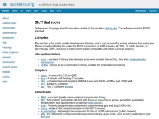 software that sucks less | suckless.org software that sucks less