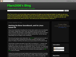 Flarn2006's Blog: Hacking the Bose Soundtouch, and its Linux-based OS