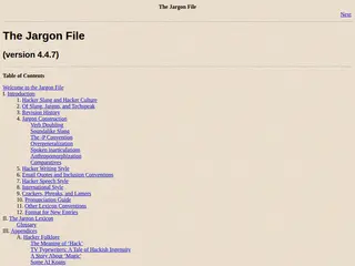 The Jargon File