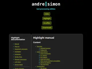 highlight documentation