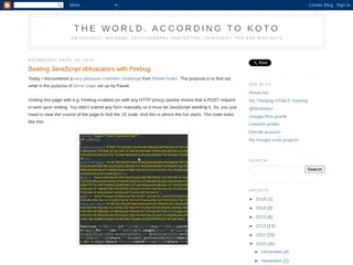Beating JavaScript obfuscators with Firebug
