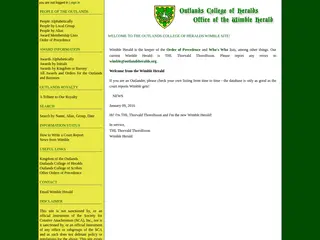 Outlands College of Heralds / Office of the Wimble Herald