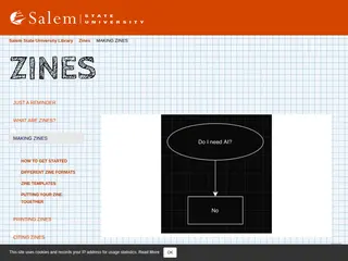 MAKING ZINES - Zines - Research Guides at Salem State University