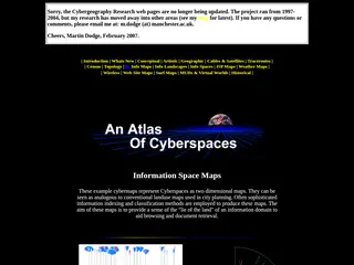 An Atlas of Cyberspaces - Information Space Maps