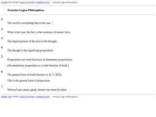 Tractatus Logico-Philosophicus (English)