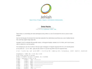 Data Hacks | jehiah.cz