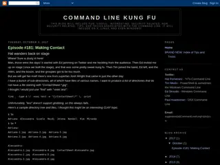 Command Line Kung Fu