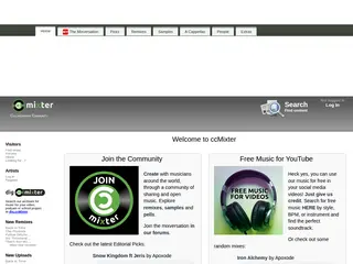 ccMixter - Welcome to ccMixter