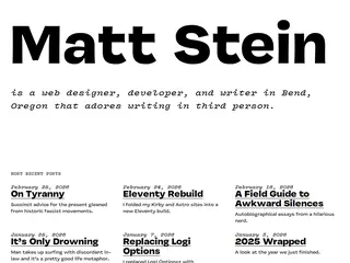 Home – Matt Stein