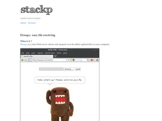 stackp — Droopy: easy file receiving