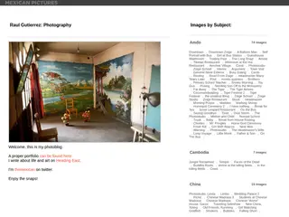 Mexican Pictures: Photography by Raul Gutierrez