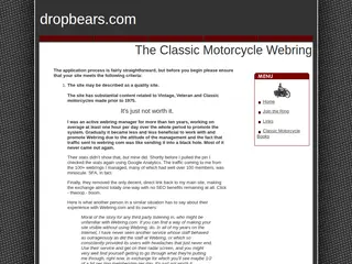 The Classic Motorcycle Webring