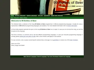 99 Bottles of Beer | Start