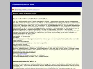 Troubleshooting for USB pen drives under Windows XP