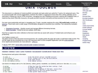 Unix Toolbox