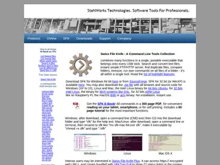 Swiss File Knife - A Command Line Tools Collection for Windows (7/Vista/XP), Mac OS X, Linux and Raspberry Pi