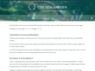 CSS Zen Garden: The Beauty of CSS Design
