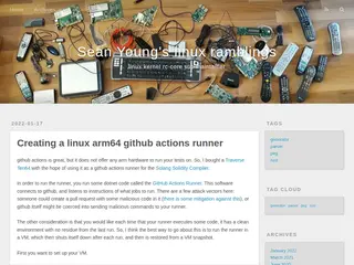 Sean Young's linux ramblings