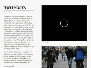 Tweenbots - Kacie Kinzer