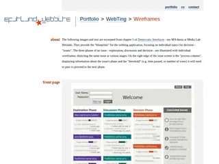 WebTing | Eirik Fatland's Interaction Design Portfolio