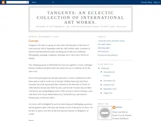 TANGENTS: AN ECLECTIC COLLECTION OF INTERNATIONAL ART WORKS.