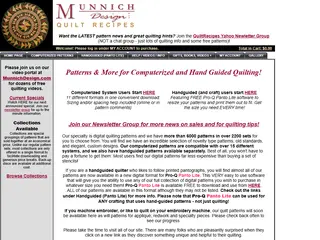 Munnich Design's Quilt Recipes - Home Page