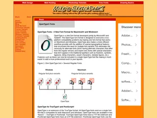 OpenType Fonts - A New Font Format for Macintosh and Windows