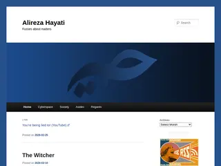 Alireza Hayati | Fusses about matters