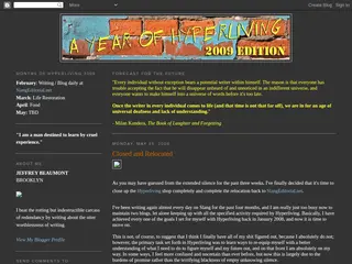 A Year of HYPERLIVING