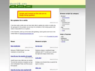 UserJS.org - User JavaScript for Opera