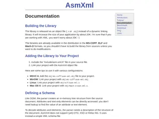 AsmXml - Documentation