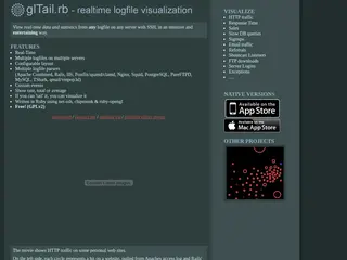 glTail.rb - realtime logfile visualization