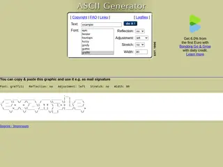 ASCII Generator
