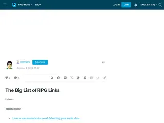 The Big List of RPG Links: jimboboz — LiveJournal